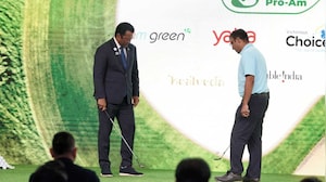 Leander Paes Boasts His Trick Shot at NDTV Golf Pro-Am Launch
