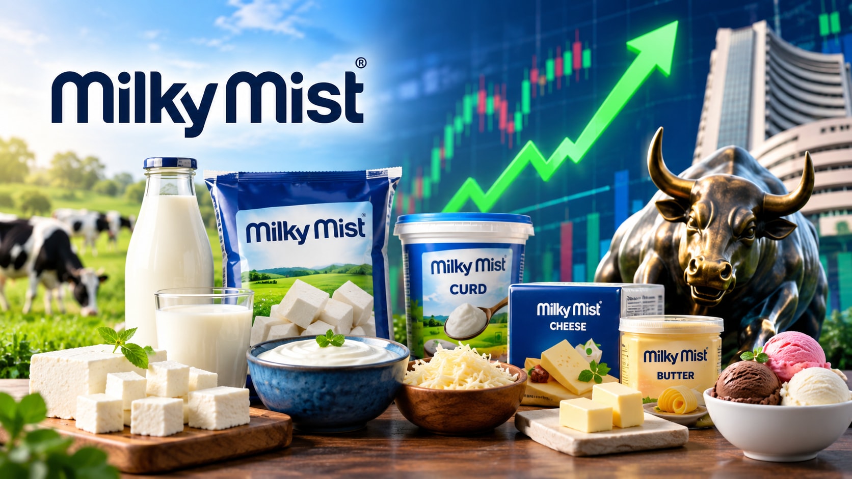 60% Jump In 20 Days: Milky Mist Share Price Locks In 5% Upper Circuit Today - Here's Why