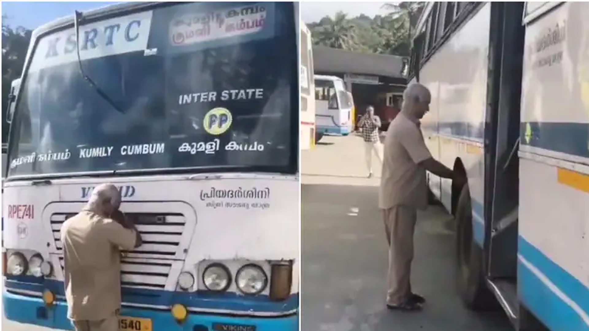 "One Last Kiss": Retiring Kerala Driver's Unique Farewell To Bus Goes Viral