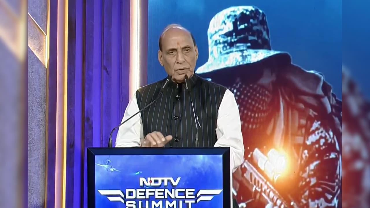 "Ready For Any Strikes Against Terrorists": Rajnath Singh's Message To Pak At NDTV Defence Summit