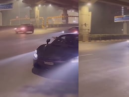 Video: BMW Drifts On Gurugram Road In Front Of McLaren Supercars, Hunt On For Driver
