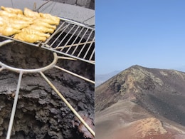 This Spanish Restaurant Gives A Twist To Outdoor Cooking, Uses Active Volcano Vent As Heat Source