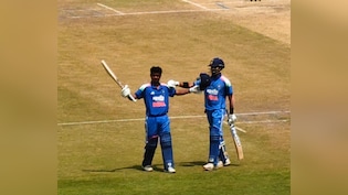 भारत-U19 vs ऑस्ट्रेलिया-U19: सहवाग के बेटे आर्यवीर ने दिखाया दम, यशवर्धन चौहान चमके, 50 ओवर में बने 341 रन