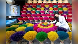 Video: This Picturesque Village In Vietnam Is Covered In Colourful Incense Sticks