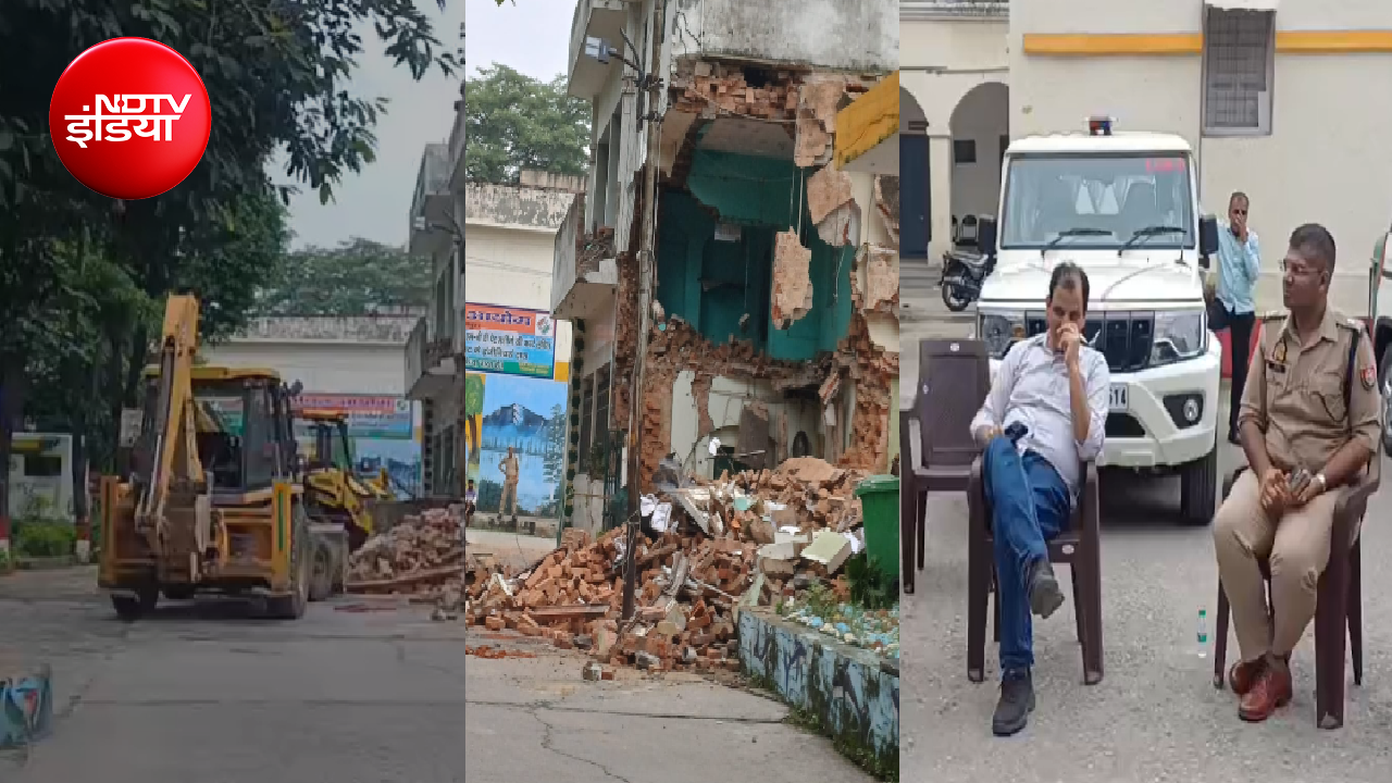 सहारनपुर में कलेक्ट्रेट परिसर की मस्जिद पर बुलडोजर चलने से बवाल, भारी फोर्स तैनात, इकरा हसन को रोका गया