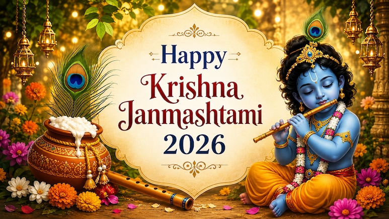 Happy Janmashtami 2026: 100+ Wishes, Messages, Greetings, Quotes, WhatsApp Status And Instagram Captions