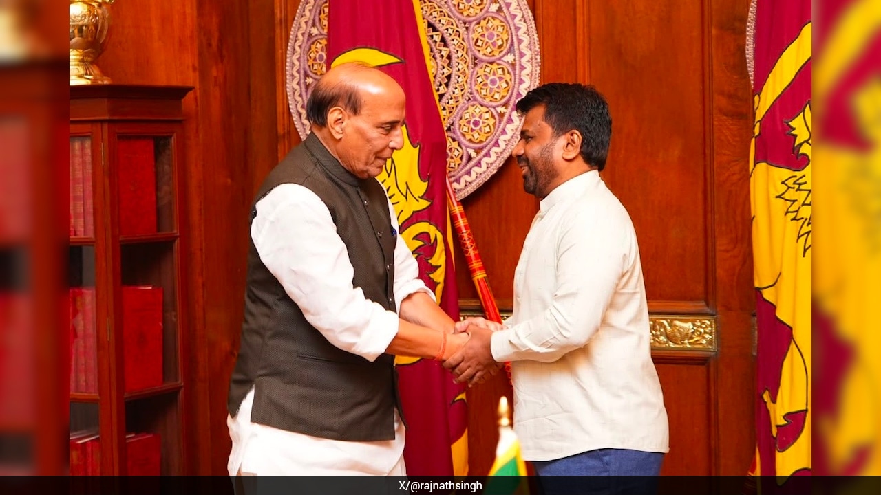 Rajnath Singh Meets Sri Lankan President, Discusses Regional Security