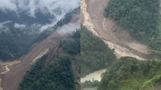 Massive Landslide In Sikkim Partially Blocks Teesta River Flow