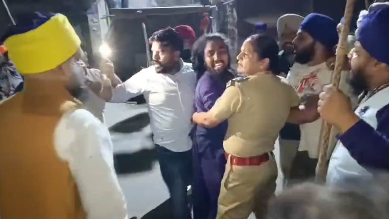 SHO Assaulted Amritsar Punjab Police SHO Assaulted Amritsar Punjab Police