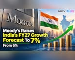 Moody's Raises India FY27 Growth Forecast To 7% From 6%