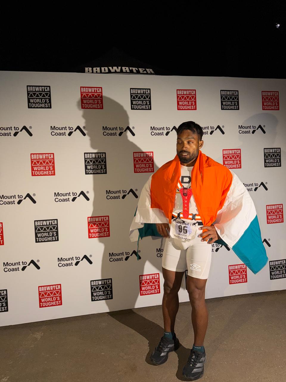 bihar shailesh kumar badwater 135 winner first indian