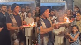 Salman Khan Gets Ganpati Aarti Direction Wrong, Arpita Khan Corrects Him: Watch