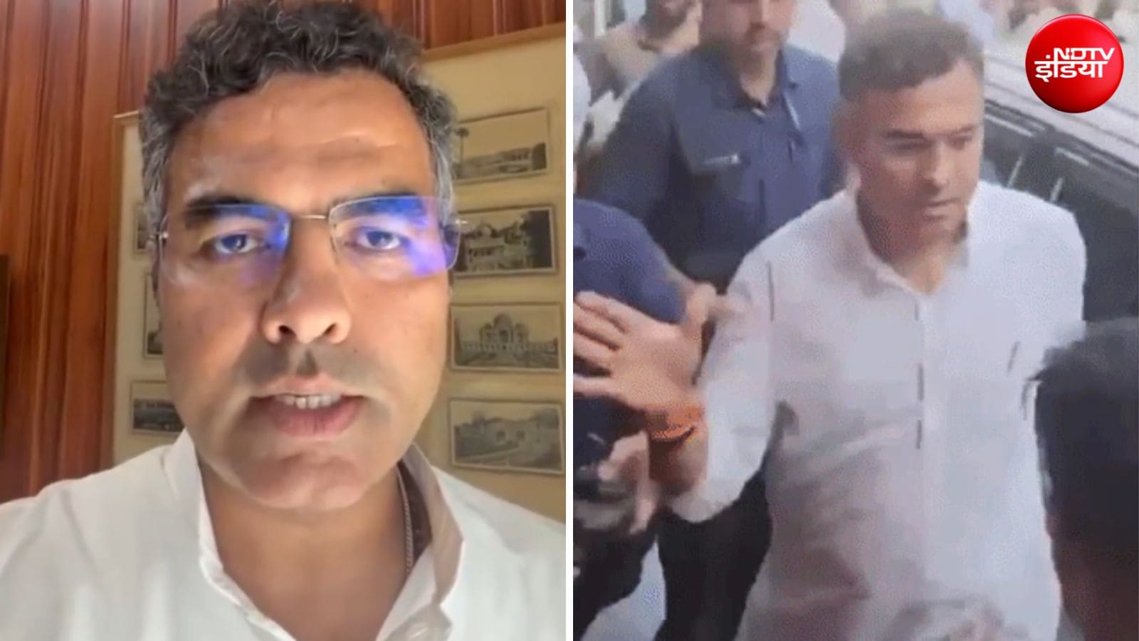 प्रवेश वर्मा का थप्पड़ कांड: वीडियो वायरल, आप हमलावर