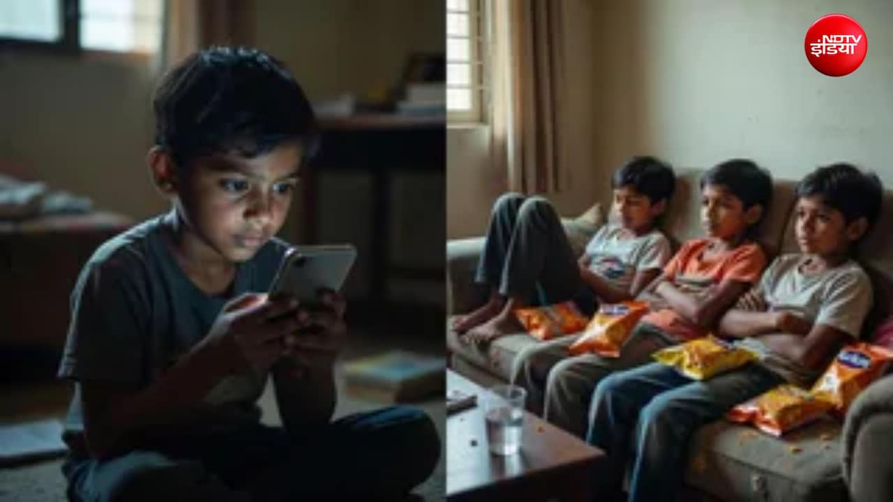 मोबाइल स्क्रीन छोटे बच्चों में ला रहा साइलेंट हेल्थ क्राइसिस, AIIMS के डॉक्टर्स ने दी बड़ी चेतावनी
