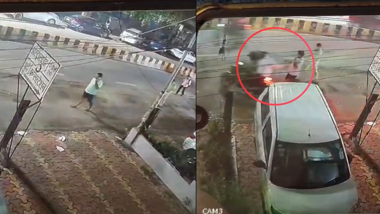 नोएडा में घर के बाहर से मोबाइल स्नैचिंग CCTV में कैद, पुलिस बोली- हमारी गाड़ियां उनका मुकाबला नहीं कर पातीं