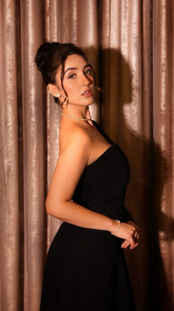 Ashnoor Kaur Makes A Striking Case For Classic Black