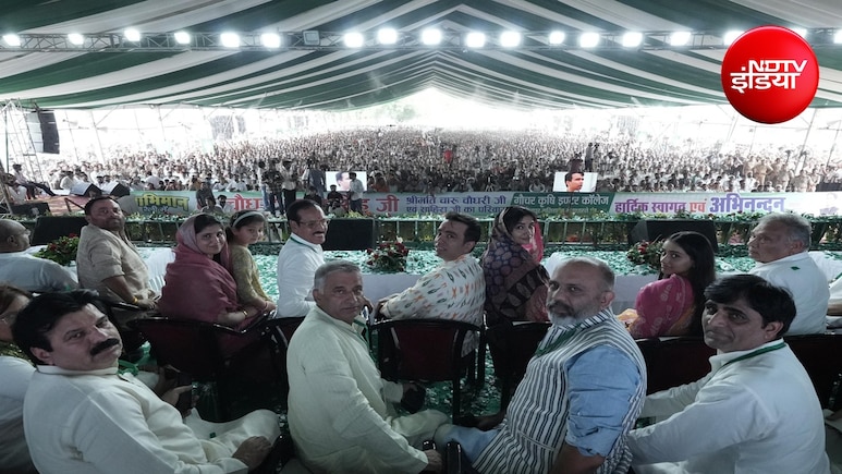 रसगुल्ला देख रही विपक्षी पार्टी; स्वाभिमान रैली में किसानों, युवाओं और गन्ने पर बोले जयंत चौधरी