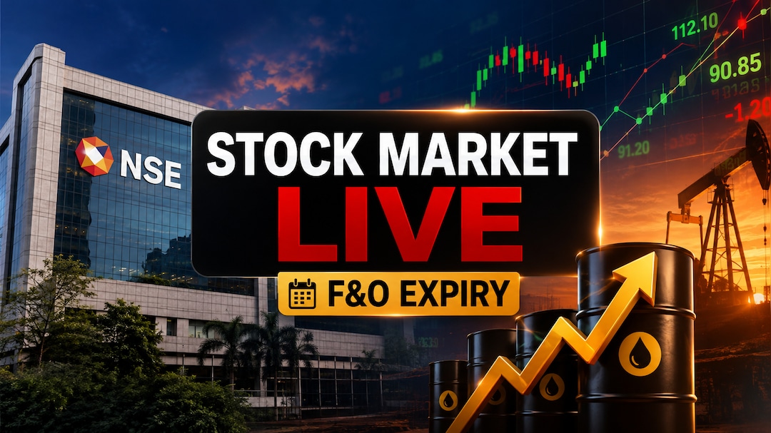 Stock Market Live: GIFT Nifty Points Towards Flat-To-Negative Open For Nifty, Sensex; Brent Surges Past $91 A Barrel