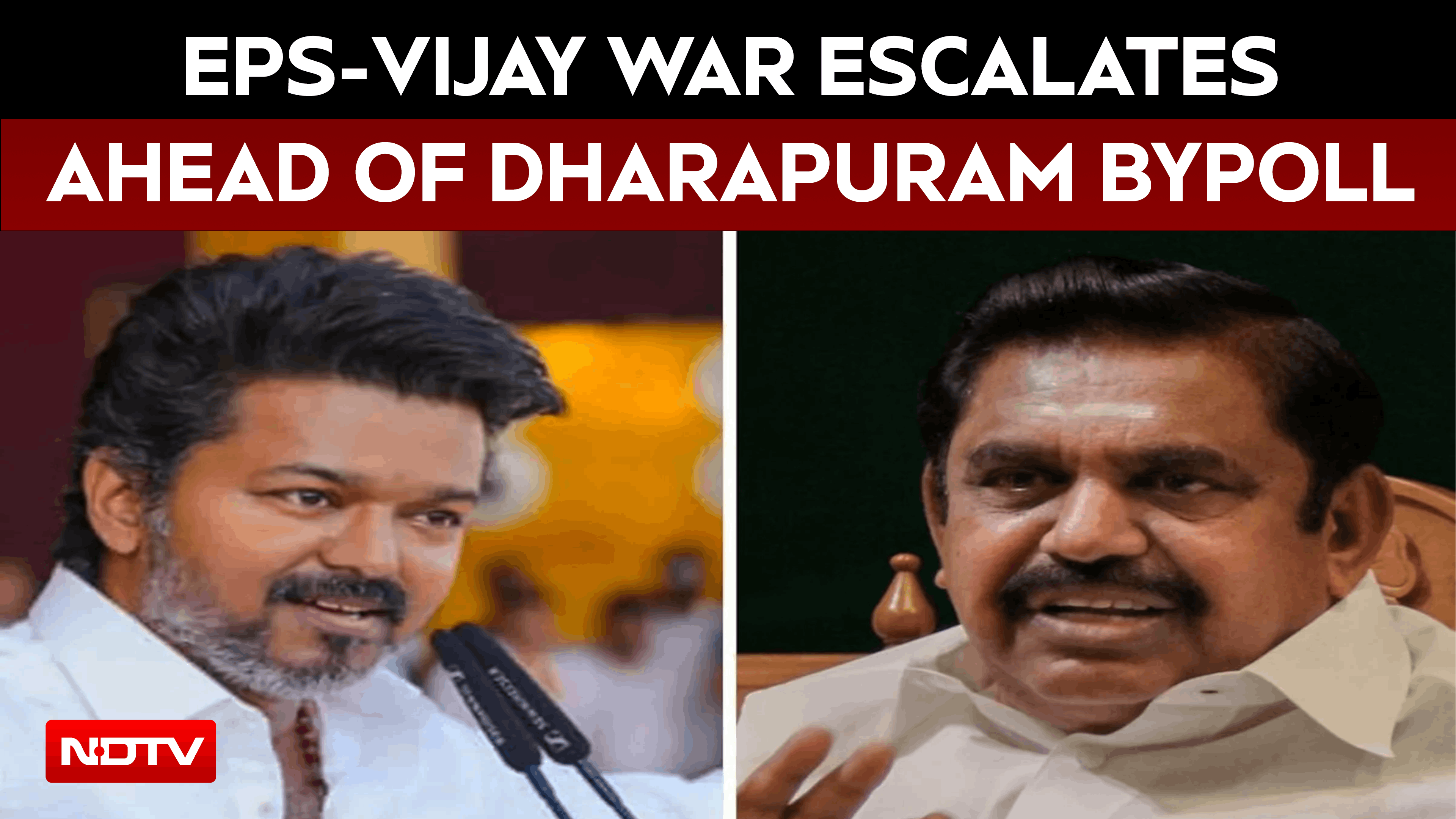 Tamil Nadu Bypoll Battle Turns Personal As EPS Targets Vijay Over Family Values