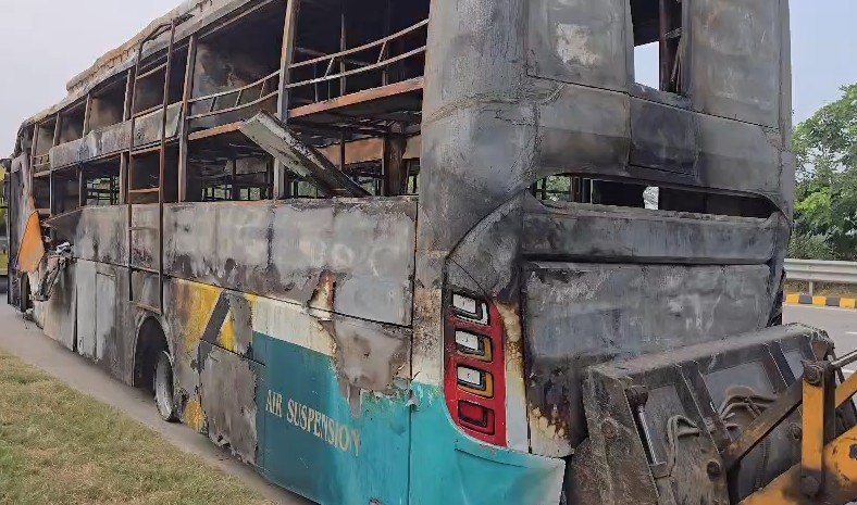 "Was Sleeping When Someone Shouted 'Get Out Quickly'": Noida Bus Fire Survivor To NDTV
