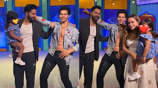 Varun Dhawan's Daughter Lara Meets His Wax Double At Madame Tussauds Singapore