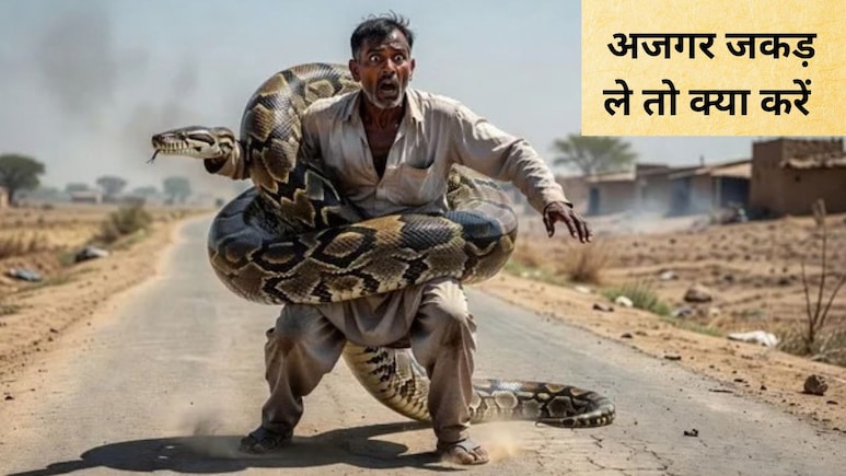 अजगर जकड़ ले तो तुरंत क्&zwj;या करें? अजगर क&zwj;िस गंध से भागता है, जान&zwj;िए यहां