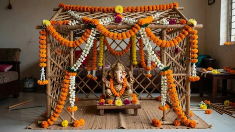 Ganesh Chaturthi 2026: थर्माकोल छोड़ें... इन चीजों से सजाएं गणपति का पंडाल, घर बैठे तैयार हो जाएगा सुंदर मंडप