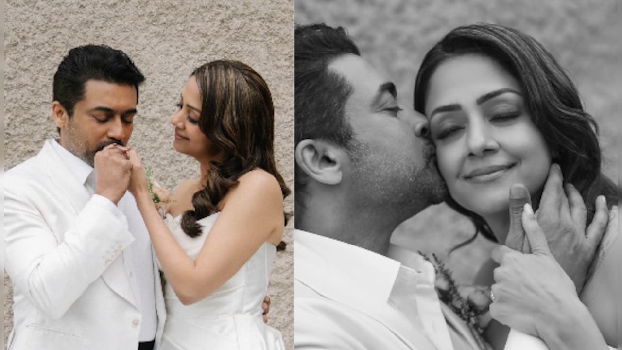 The Sequel: Suriya And Jyotika Renew Wedding Vows After 20 Years, Celebrate 'Love And War'