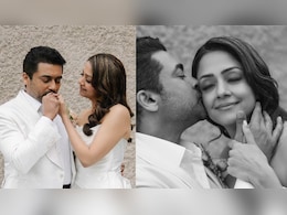 The Sequel: Suriya And Jyotika Renew Wedding Vows After 20 Years, Celebrate 'Love And War'