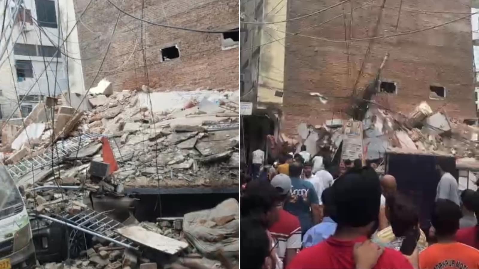 Several Feared Trapped After 6-Storey Building Collapses In Delhi