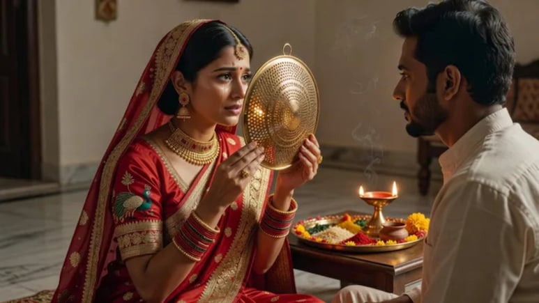 Karwa Chauth 2026: करवा चौथ पर क्यों छलनी से देखते हैं पति का चेहरा? हैरान कर देगी ये वजह, जानिए...