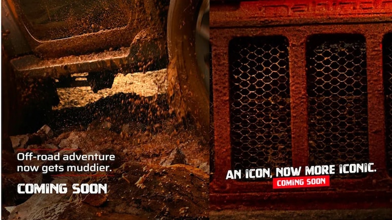 Mahindra Thar 3-Door Set For Another Facelift, Teased Ahead Of Launch