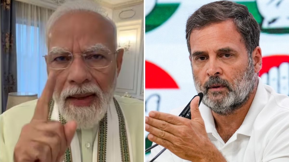 PM Modi's 'Jhooth Ki Goonj' Attack At Rahul Gandhi After 7.8% GDP Growth