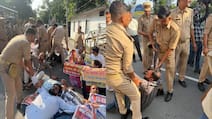 लखनऊ में 68500 शिक्षक भर्ती अभ्यर्थियों ने किया डिप्टी CM केशव मौर्य के आवास का घेराव, जमकर की नारेबाजी