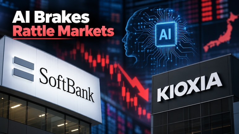 SoftBank Share Price Tanks 13%, Kioxia Falls 10% As Sam Altman, Elon Musk Back AI Slowdown
