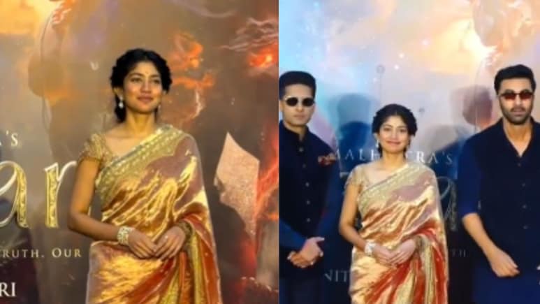 Sai Pallavi Serves Understated Elegance In A Silk Saree At <i>Ramayana</i> Event In Mumbai