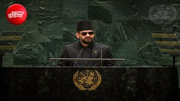 UNGA में नेपाल के पीएम बलेन्द्र शाह ने भारत-चीन की मदद पर जताया आभार, हिमालयी जलवायु तंत्र बनाने का प्रस्ताव