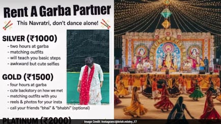 नवरात्र से पहले 'Rent A Garba Partner' पोस्ट वायरल, क्या Gen Z अकेलेपन की गिरफ्त में है?