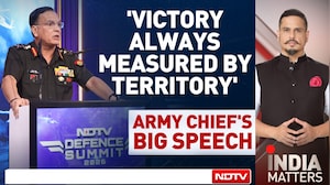 Chief Of Army Staff's Big Remark On "Land Victory" At NDTV Defence Summit