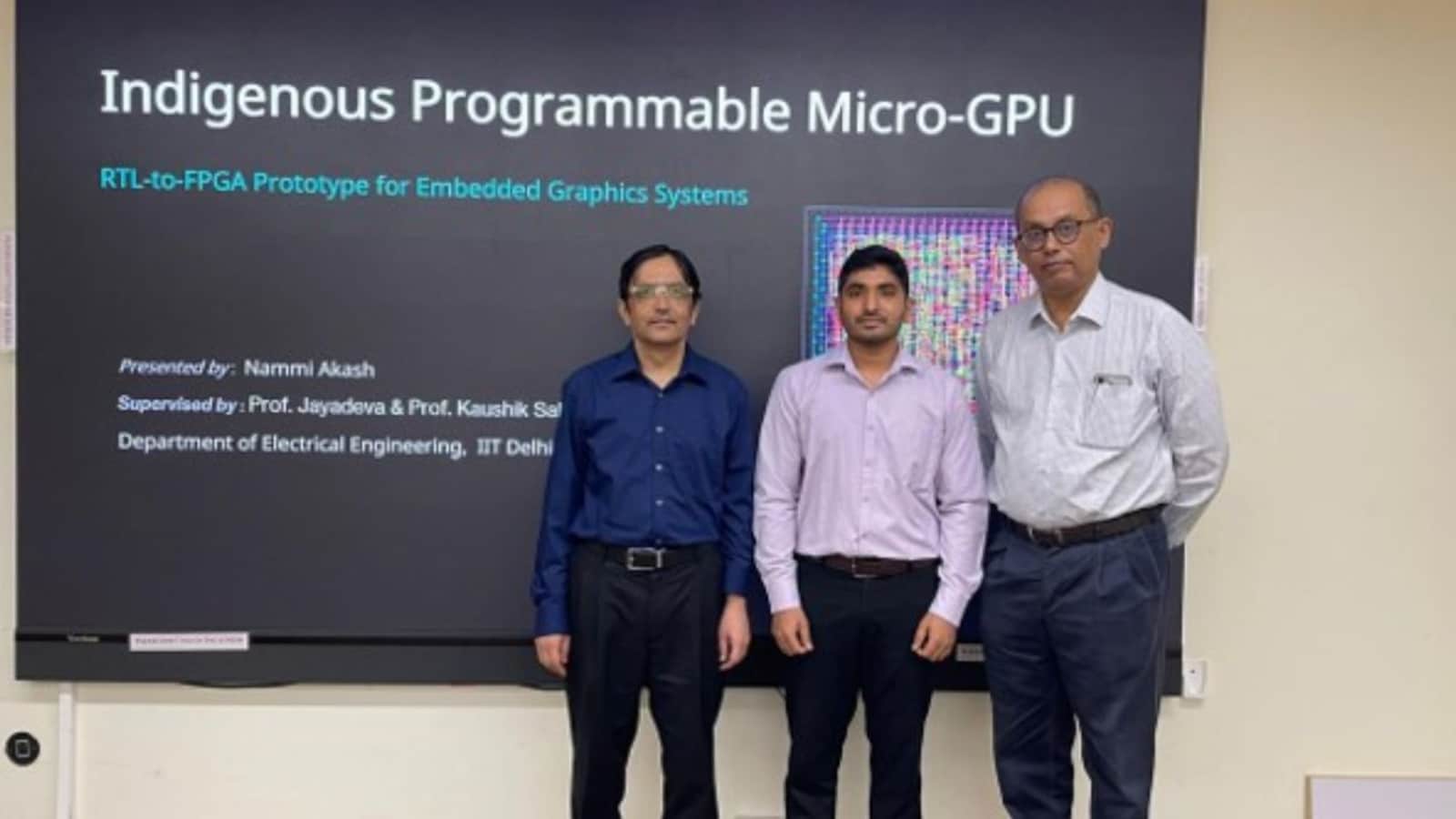 IIT Delhi Researchers Develop India’s First Indigenous Micro-GPU