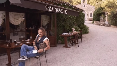 Actor Johnny Depp Owns A Paradise-Like 30-Acre French Village With Cottages, Cafe, Skate Park
