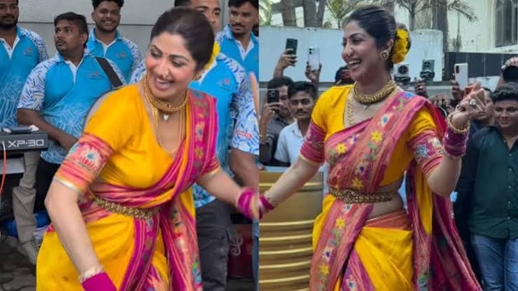Shilpa Shetty Responds After Influencer Mocks Her Ganpati Visarjan Dance