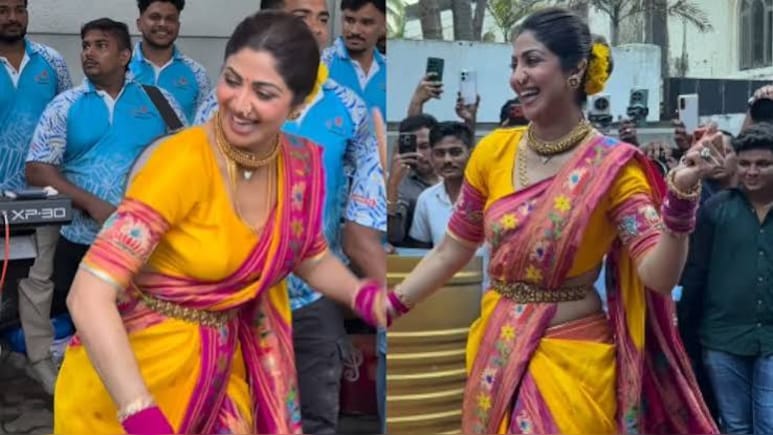 Shilpa Shetty Has The Perfect Reply To Influencer Mocking Her <i>Ganpati Visarjan</i> Dance