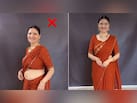 साड़ी में मोटा दिखता है पेट? Stylist ने बताए बल्ज छिपाने के आसान तरीके, इस तरह पहनने से दिखेंगी स्लिम