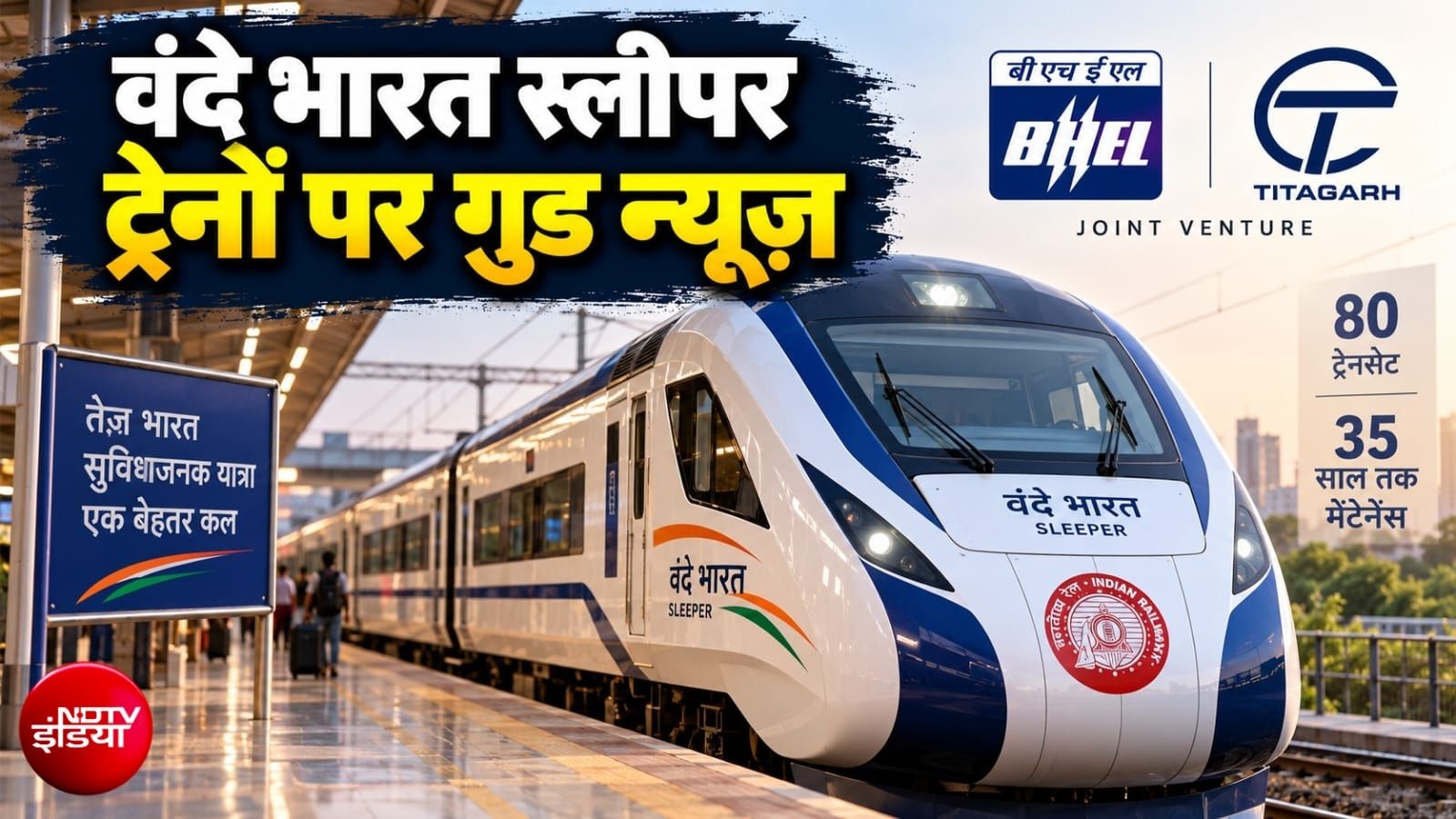 80 वंदे भारत स्‍लीपर ट्रेनों पर बड़ी खबर, 24,000 करोड़ से ट्रेनें बनेंगी भी, 2061 तक मेंटेनेंस भी फ्री