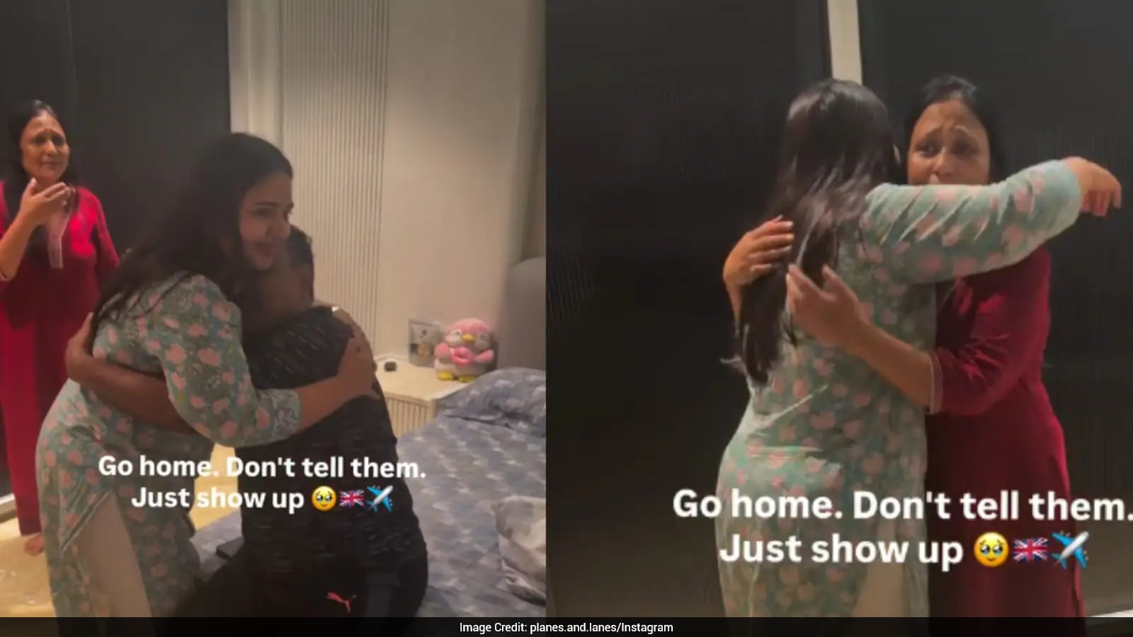 Woman Secretly Flies to India to Surprise In-Laws After Postponed Diwali Plans