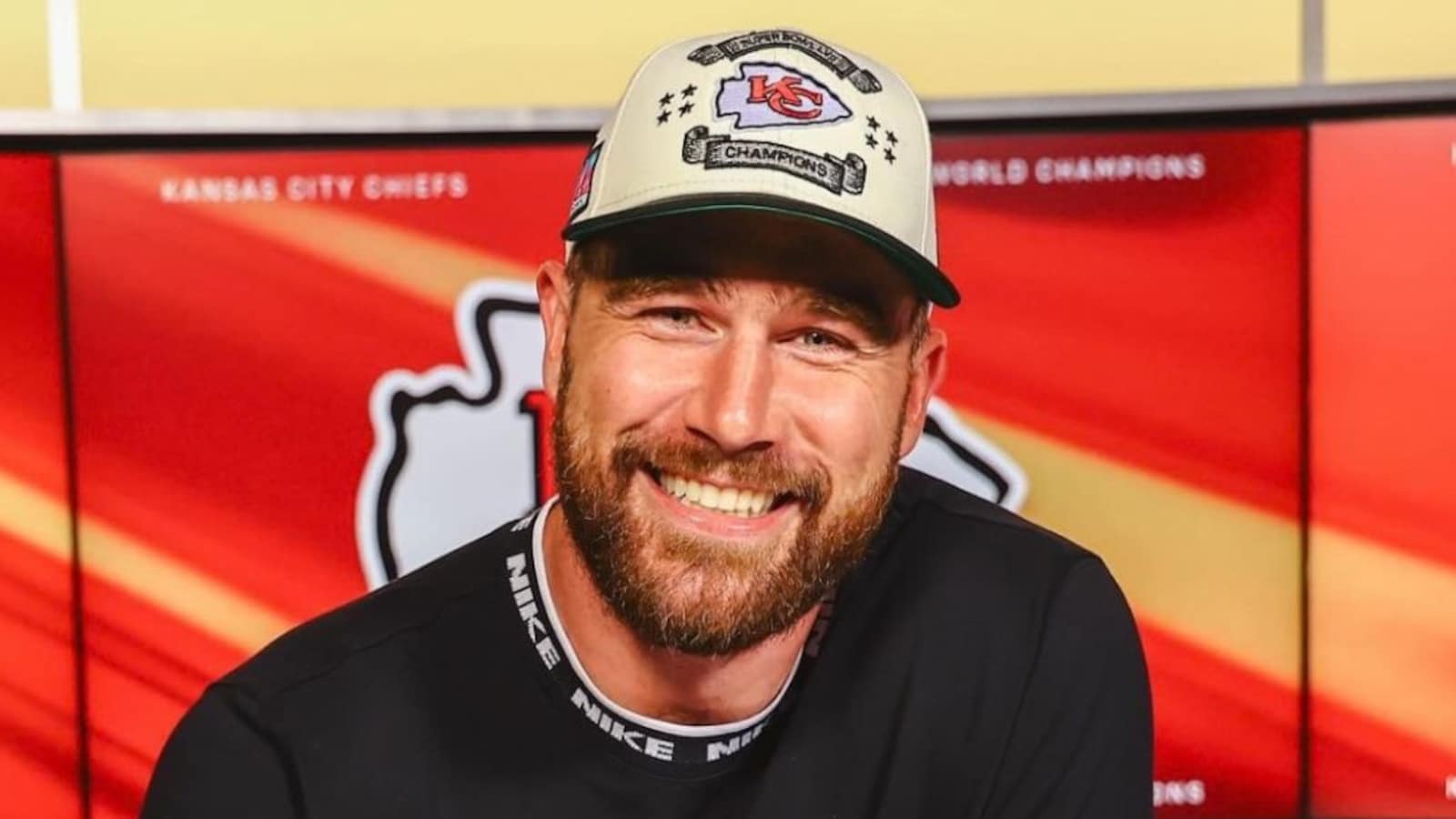 Travis Kelce Loses His Cool After Chiefs Fan Reaches for His Glove Before Broncos Clash