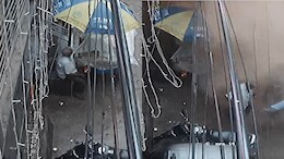 Video: Moment Delhi Building Came Crashing Down And Turned Into Rubble