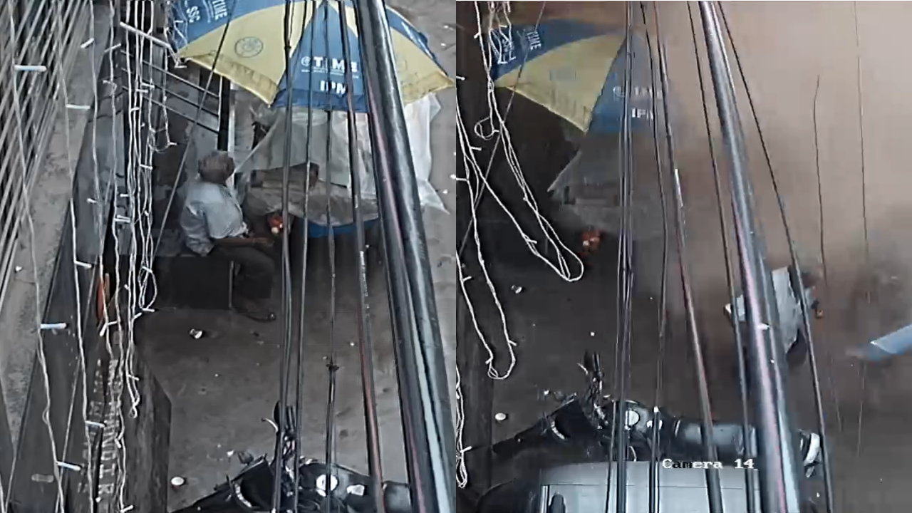 Video: Moment Delhi Building Came Crashing Down And Turned Into Rubble