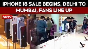 iPhone 18 Goes On Sale In India: Huge Crowds, Long Queues At Apple Stores